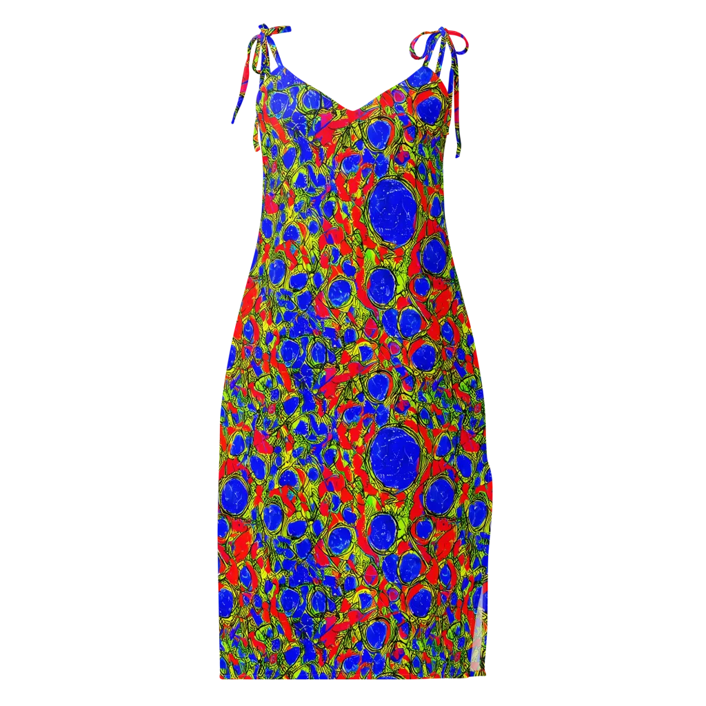 Electric Berry on Slip Dress — Front