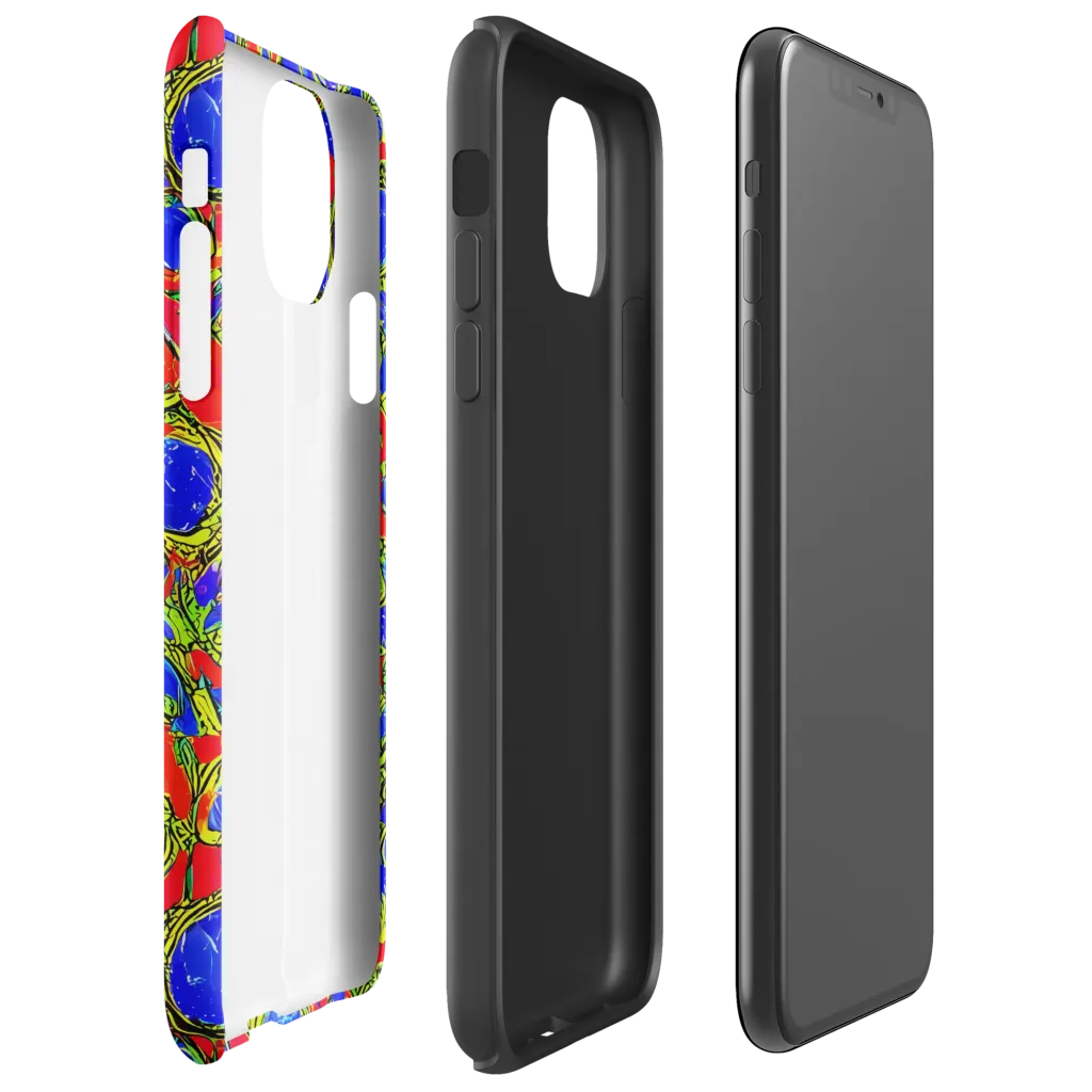 Electric Berry on Tough Case for iPhone® — Right