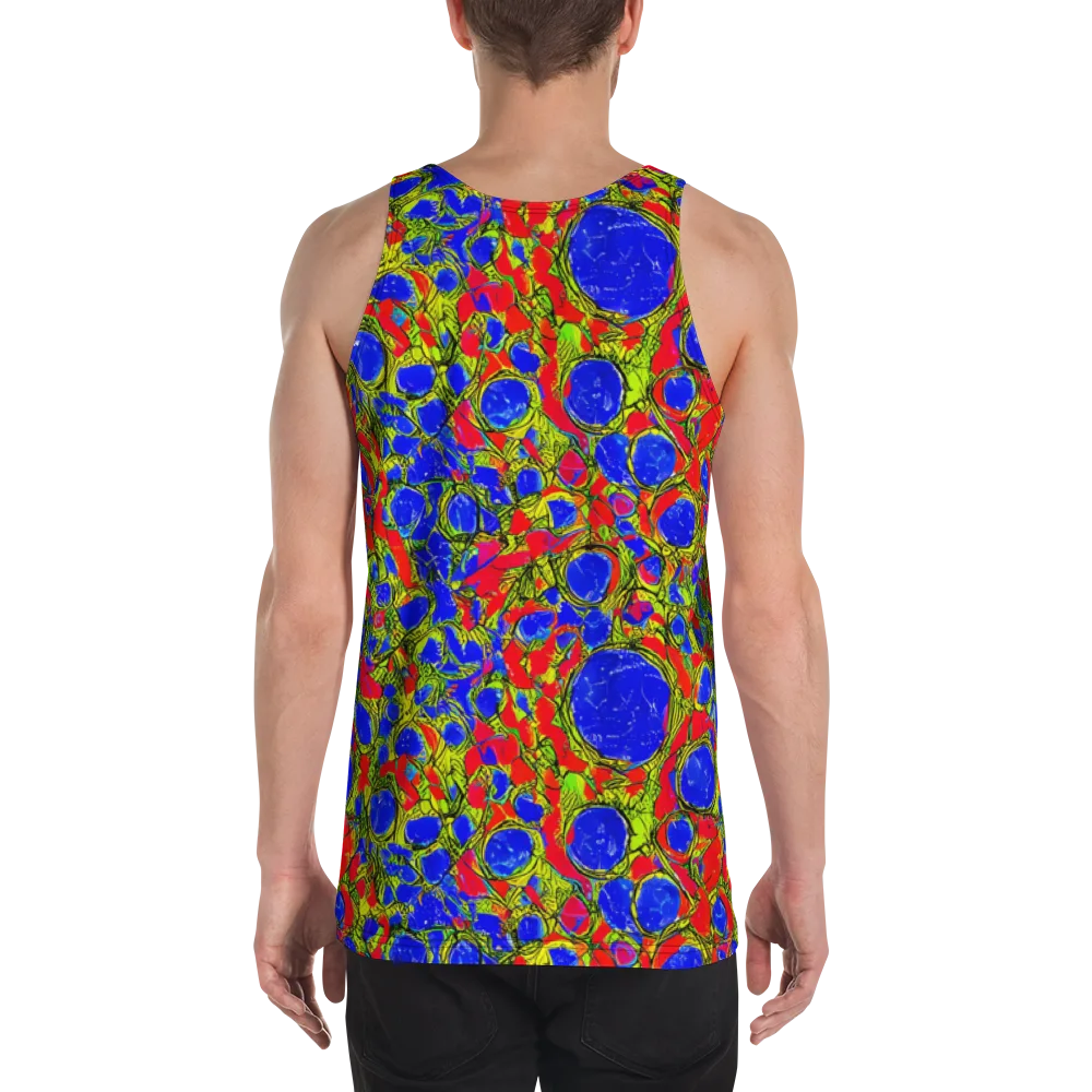 Electric Berry on Men's Tank Top — Back