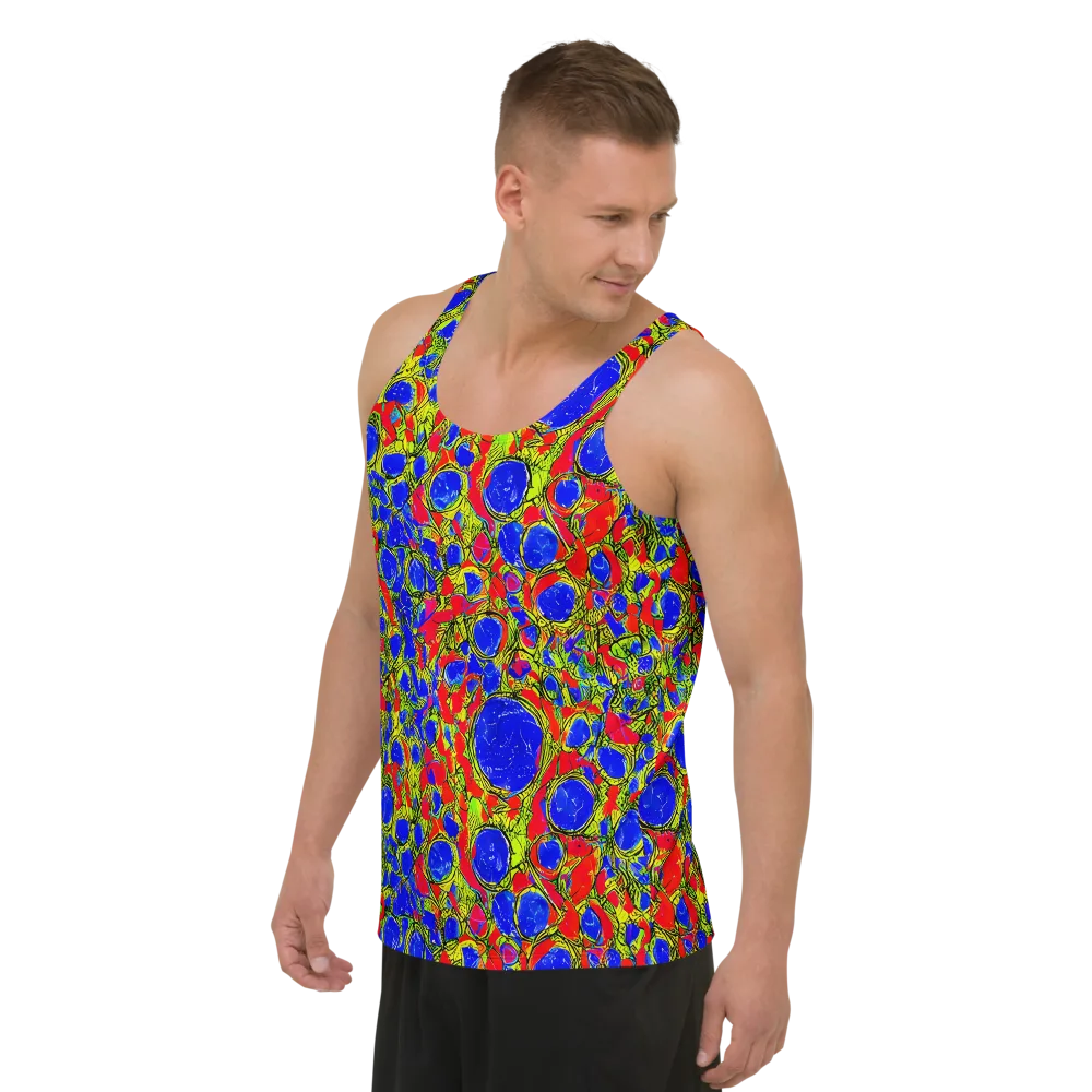 Electric Berry on Men's Tank Top — Left Front