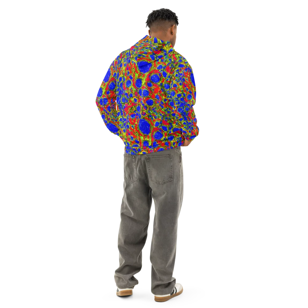 Electric Berry on Cotton Hoodie — Back
