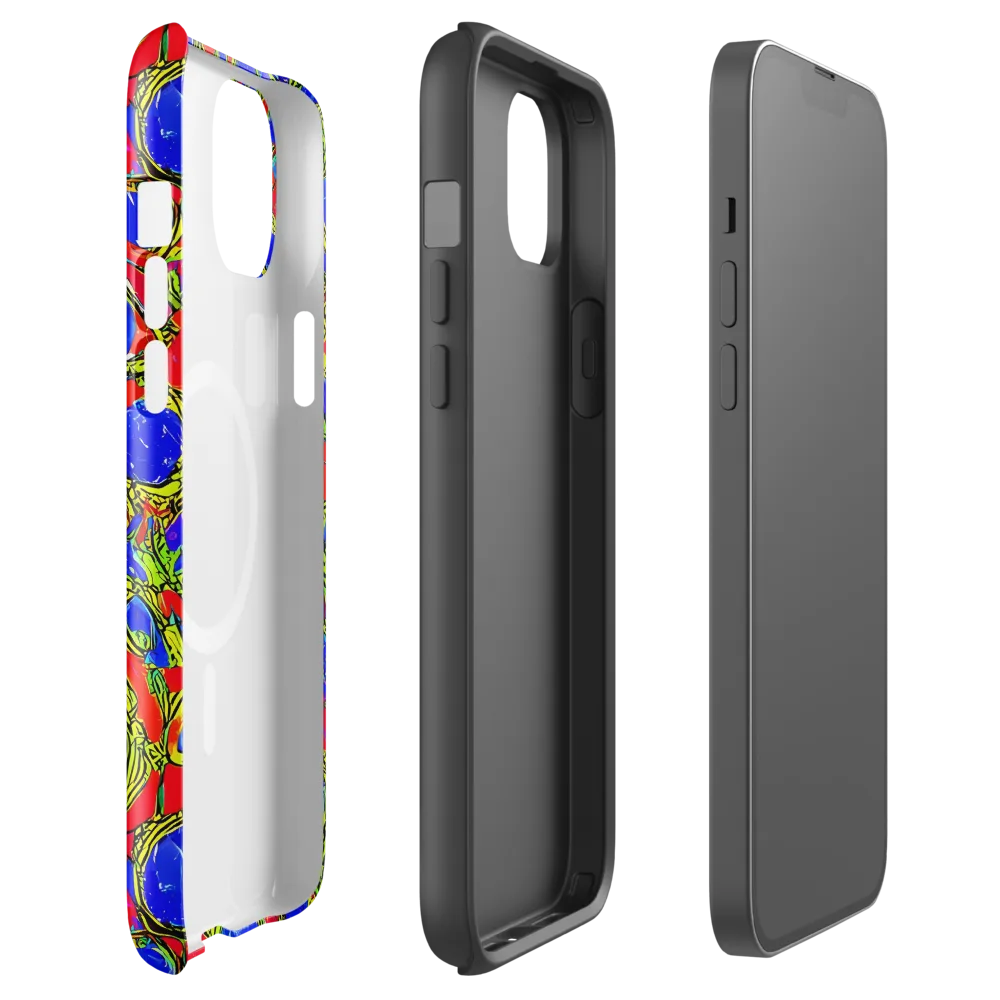 Electric Berry on MagSafe Tough Case for iPhone® — Front