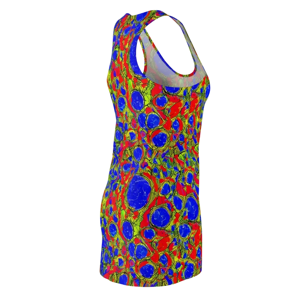 Electric Berry on Racerback Dress — Back Side