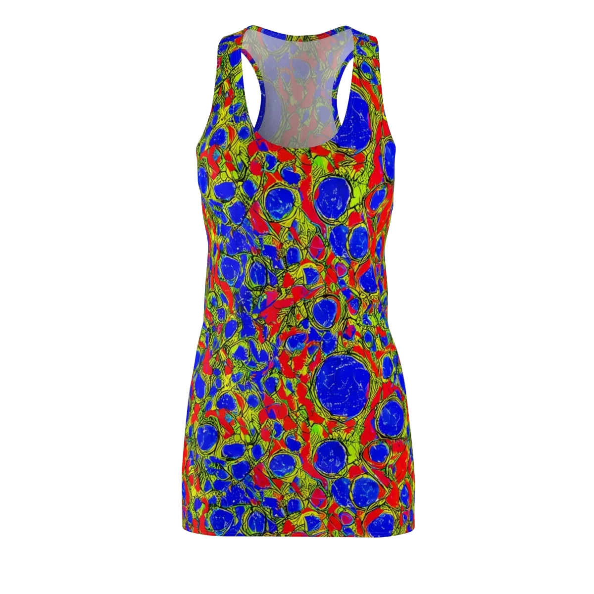 Electric Berry on Racerback Dress — Front