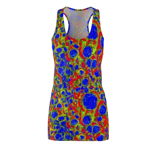 Electric Berry on a Racerback Dress