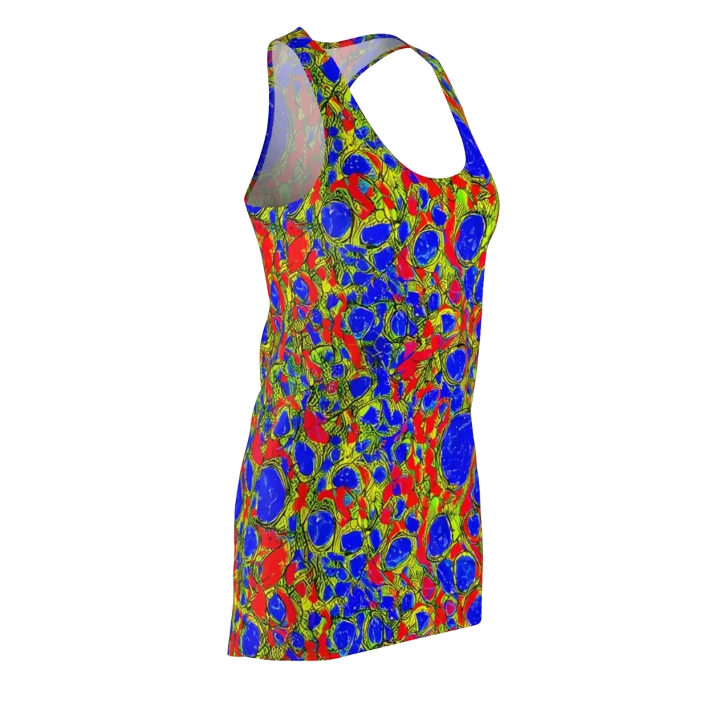 Electric Berry on Racerback Dress — Front Side
