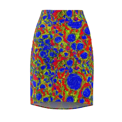 Electric Berry on a Pencil Skirt