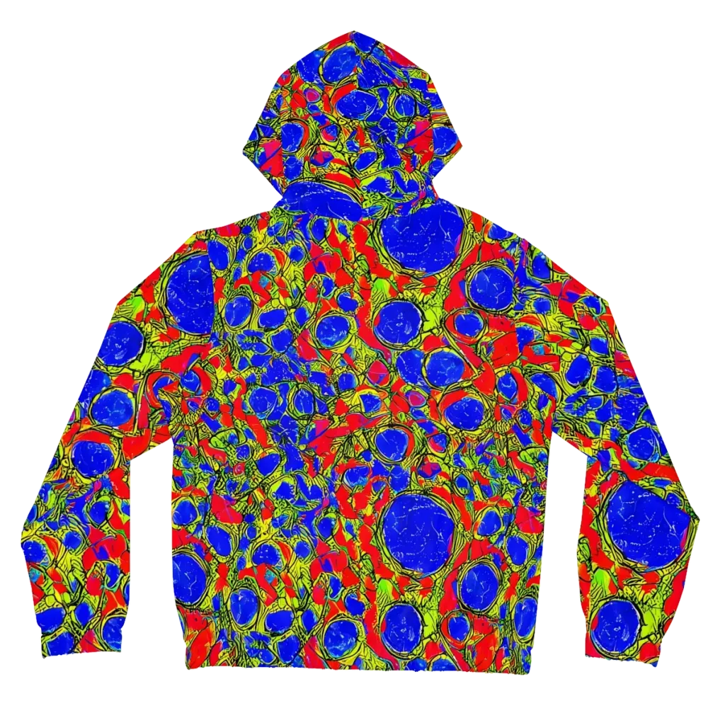Electric Berry on Women's Full-Zip Hoodie — Back