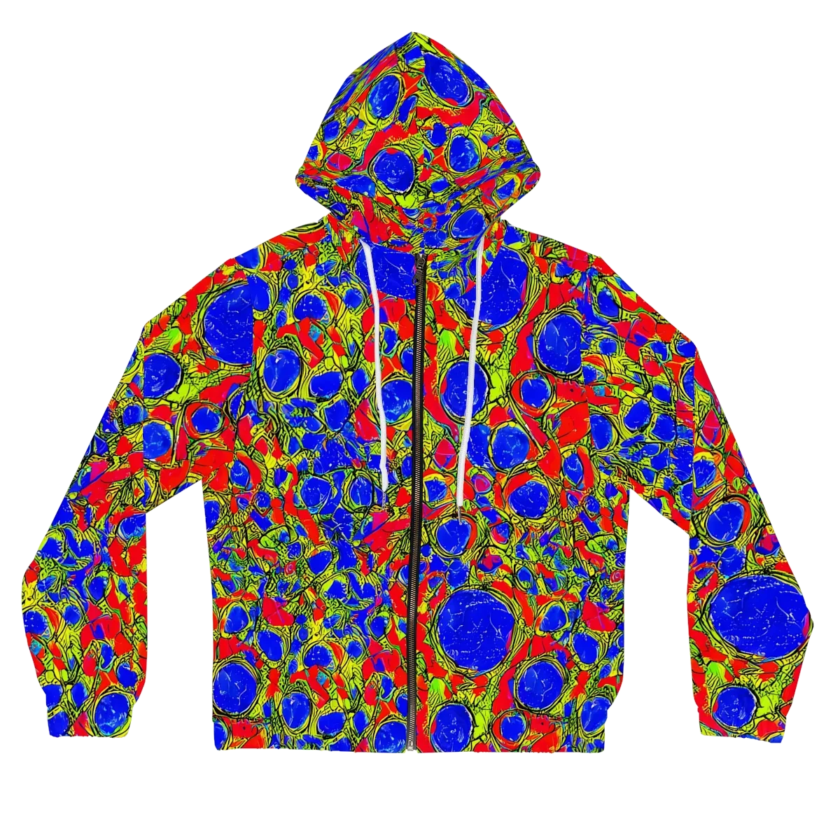 Electric Berry on Women's Full-Zip Hoodie — Front
