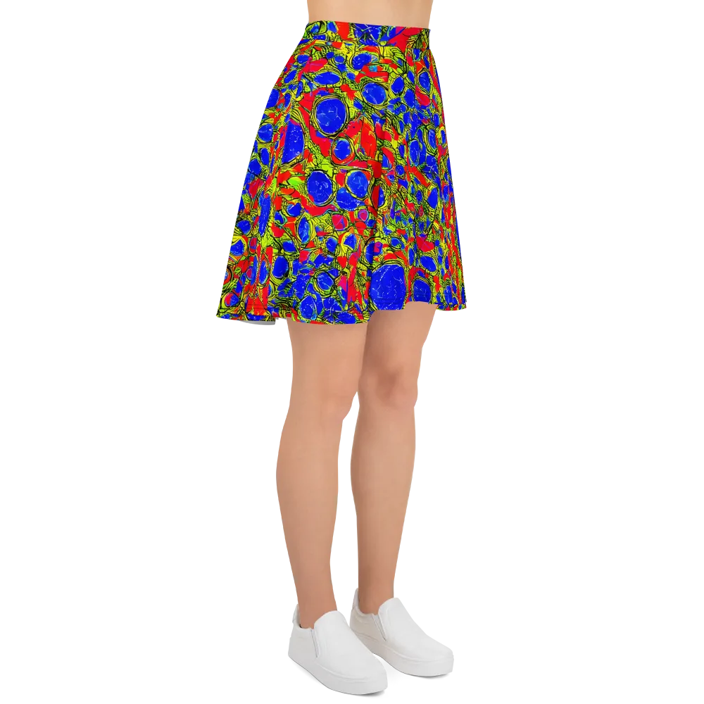 Electric Berry on Skater Skirt — Right