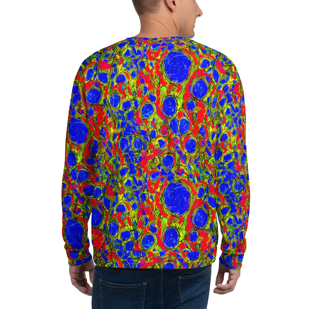 Electric Berry on Sweatshirt — Back
