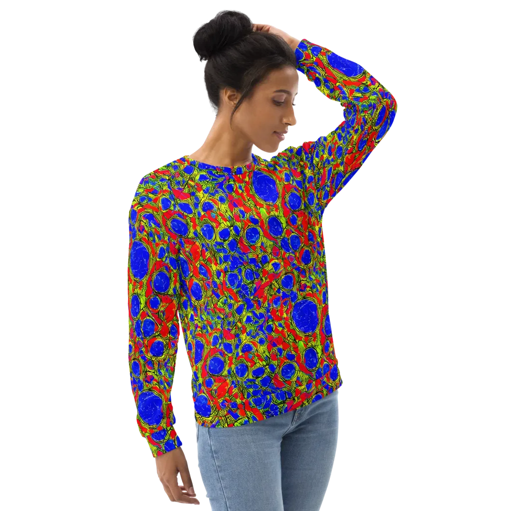 Electric Berry on Sweatshirt — Right Front
