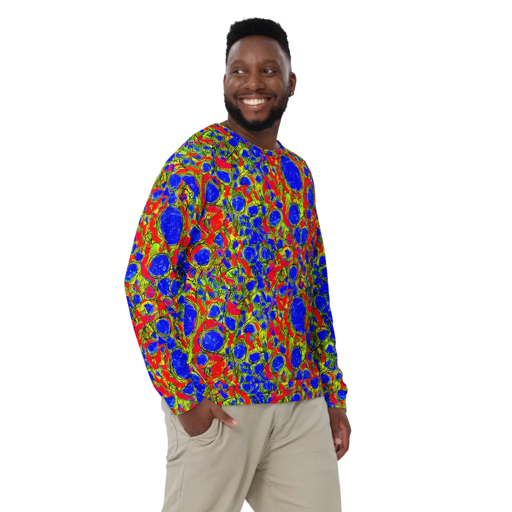 Electric Berry on Sweatshirt — Front