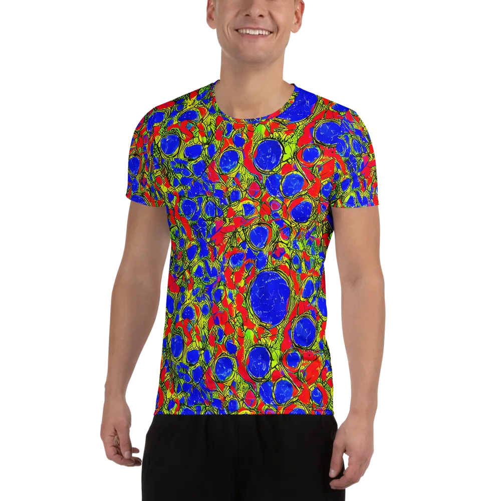 Electric Berry on Men's Athletic T-Shirt — Front