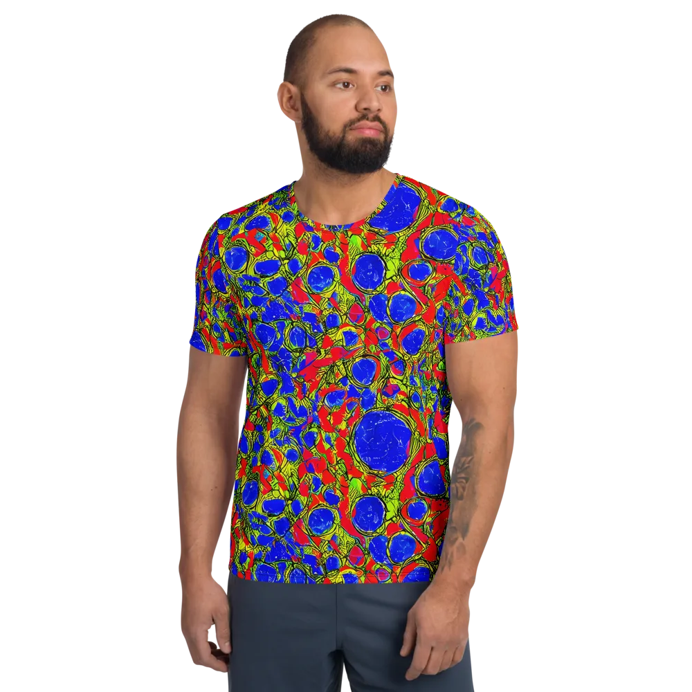 Electric Berry on Men's Athletic T-Shirt — Front