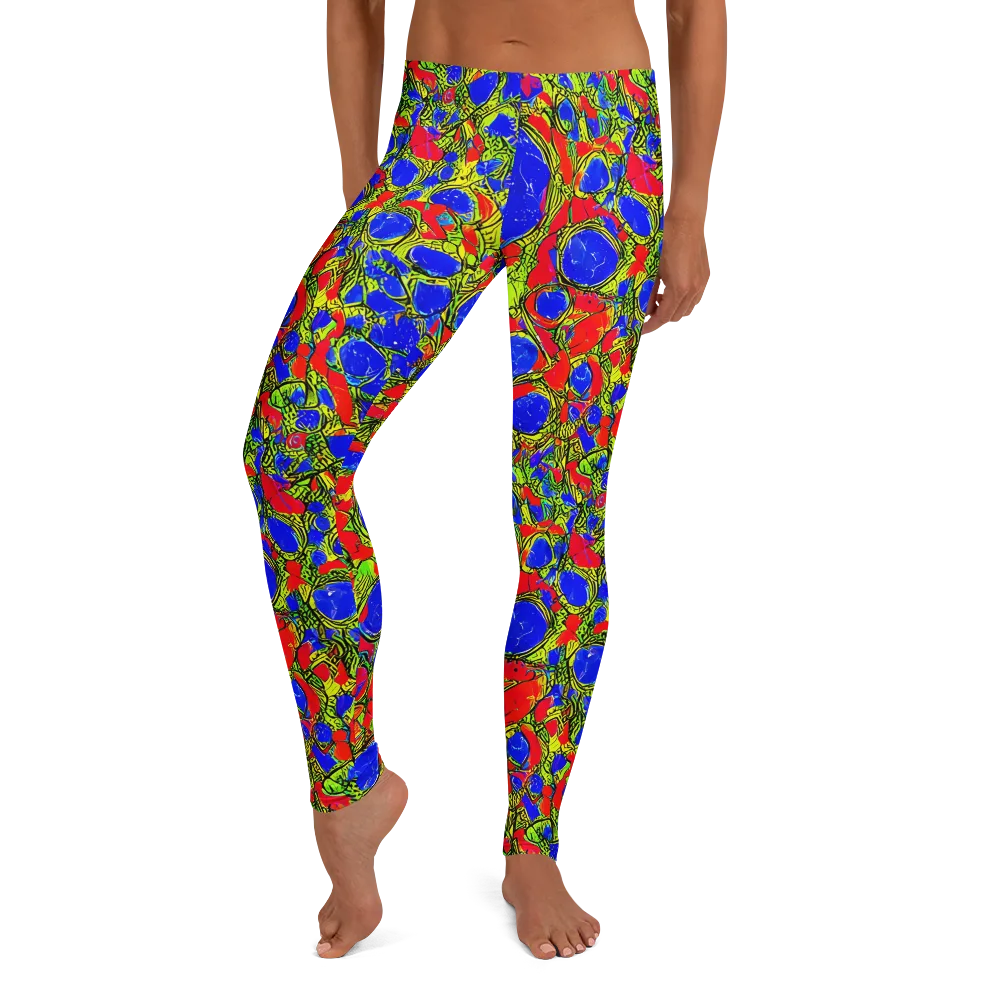 Electric Berry on Leggings — Front