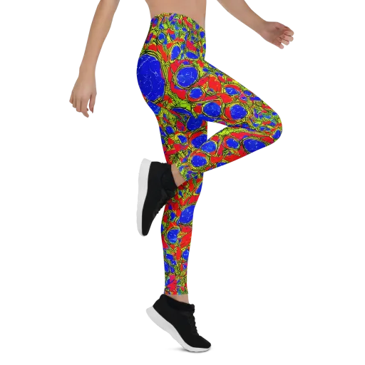 Electric Berry on a Leggings