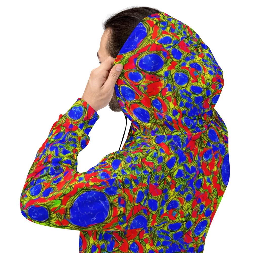 Electric Berry on Hoodie — Back
