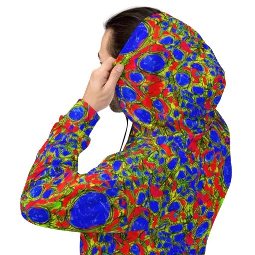 Electric Berry on a Hoodie
