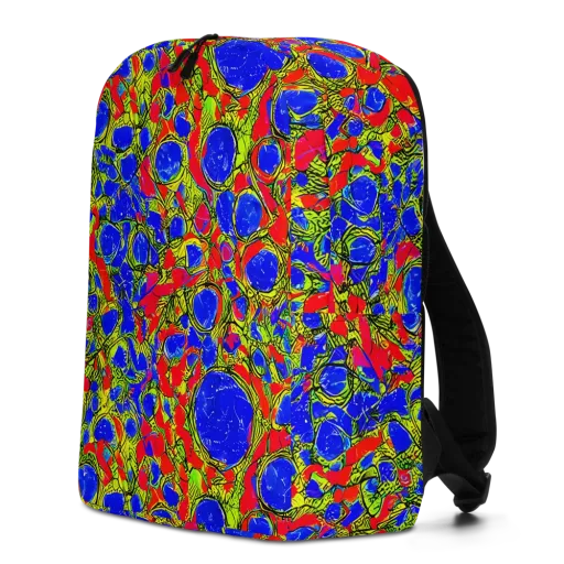 Electric Berry on a Minimalist Backpack