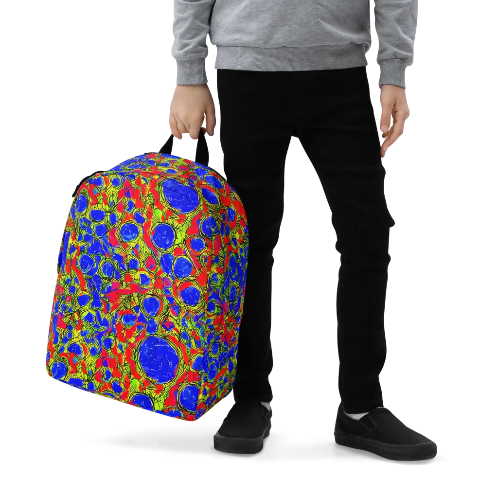 Electric Berry on Minimalist Backpack — Zoomed-in