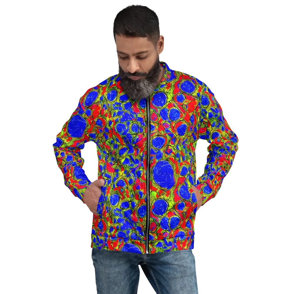 Electric Berry on Bomber Jacket — Front