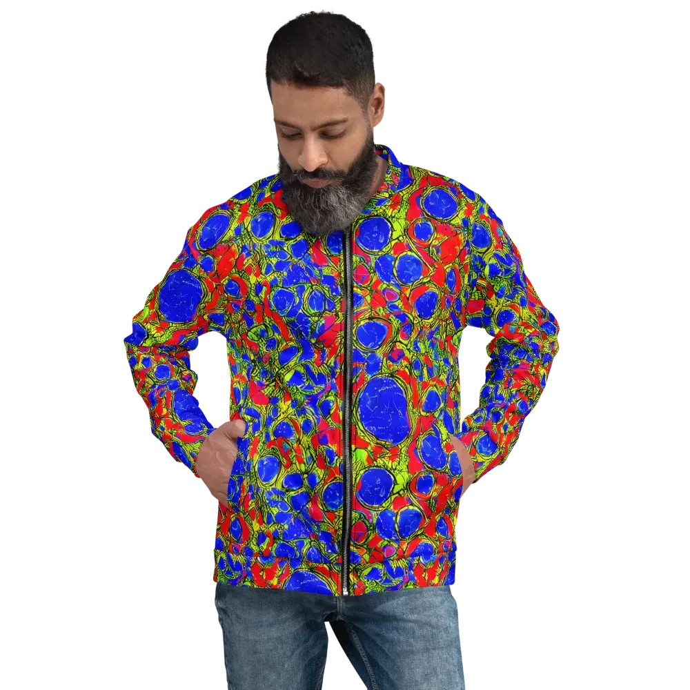 Electric Berry on Bomber Jacket — Front