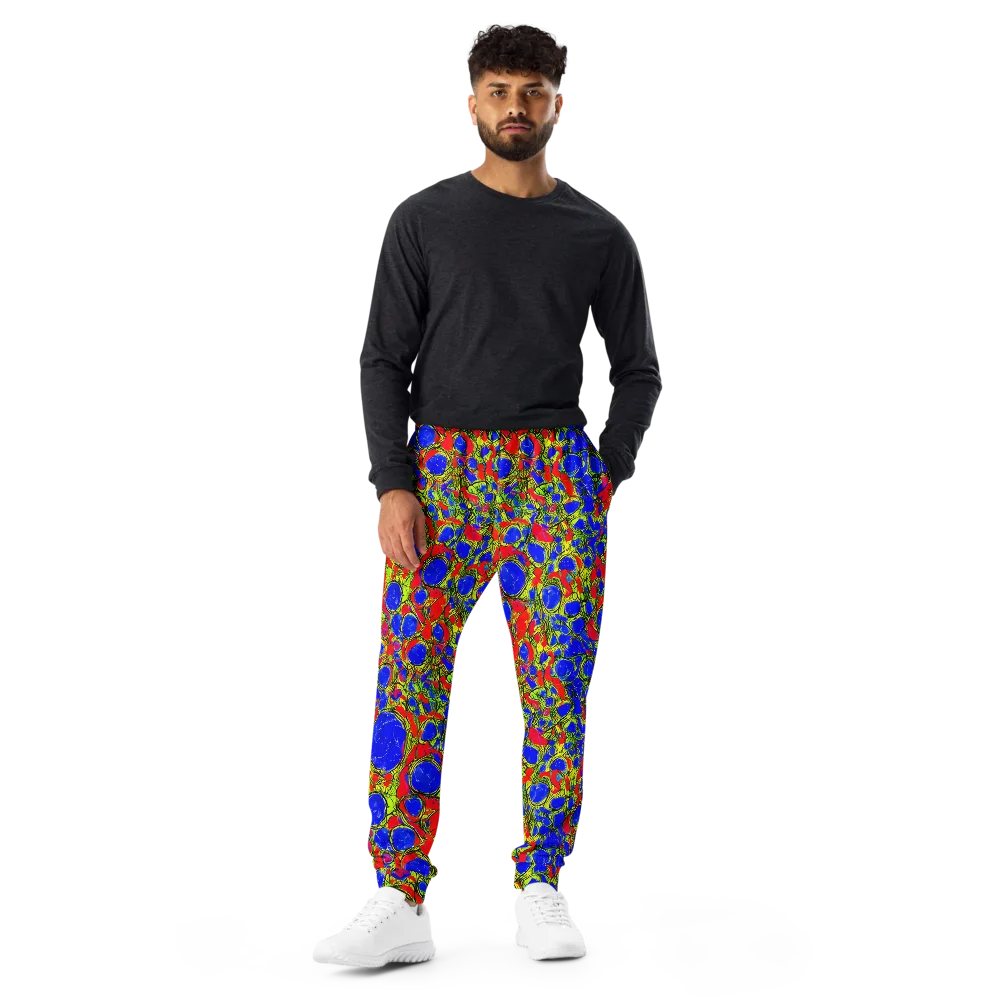 Electric Berry on Men's Joggers — Front