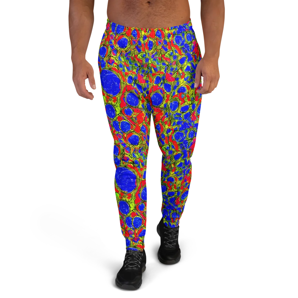 Electric Berry on Men's Joggers — Front