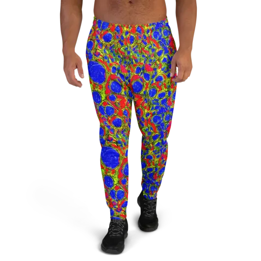 Electric Berry on a Men's Joggers