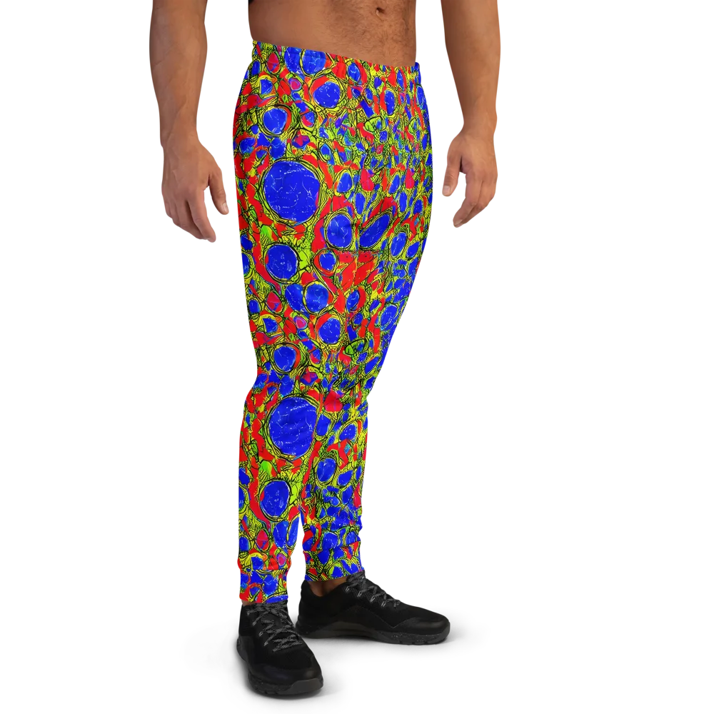Electric Berry on Men's Joggers — Right