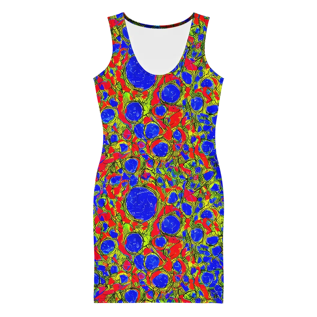 Electric Berry on Bodycon Dress — Front