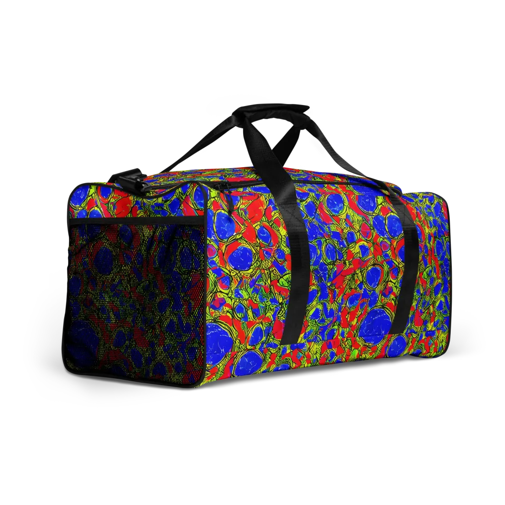 Electric Berry on Duffle Bag — Right Front
