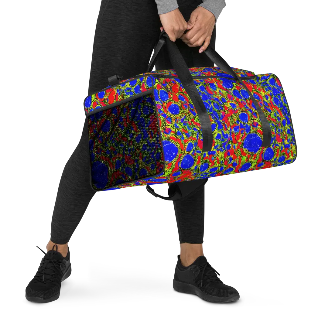Electric Berry on Duffle Bag — Right Front