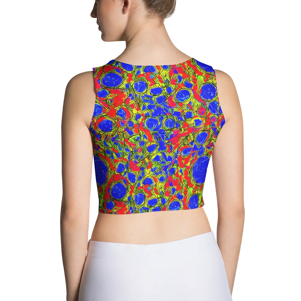 Electric Berry on Crop Top — Back