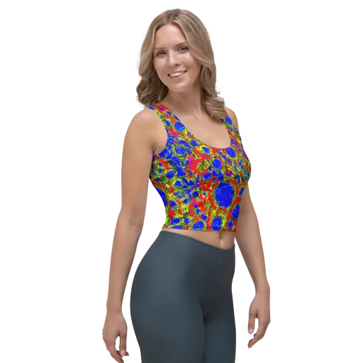Electric Berry on a Crop Top