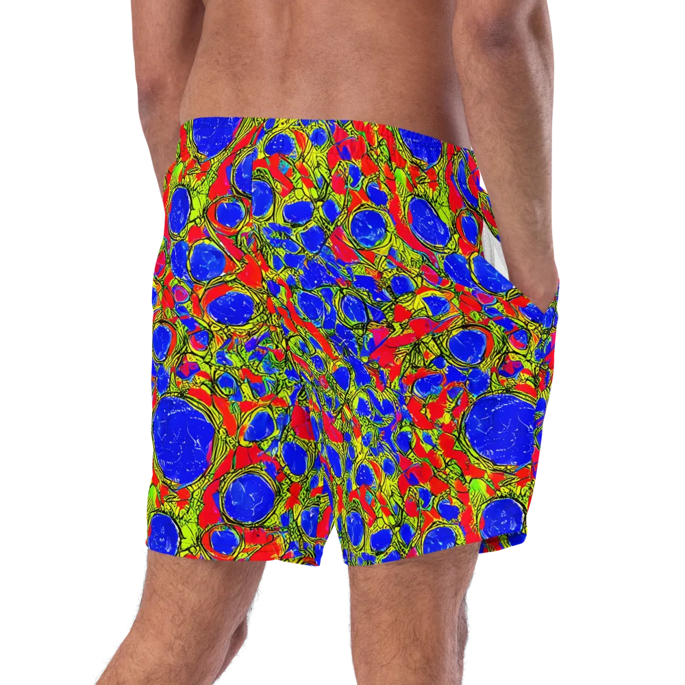 Electric Berry on Swim Trunks — Right Back