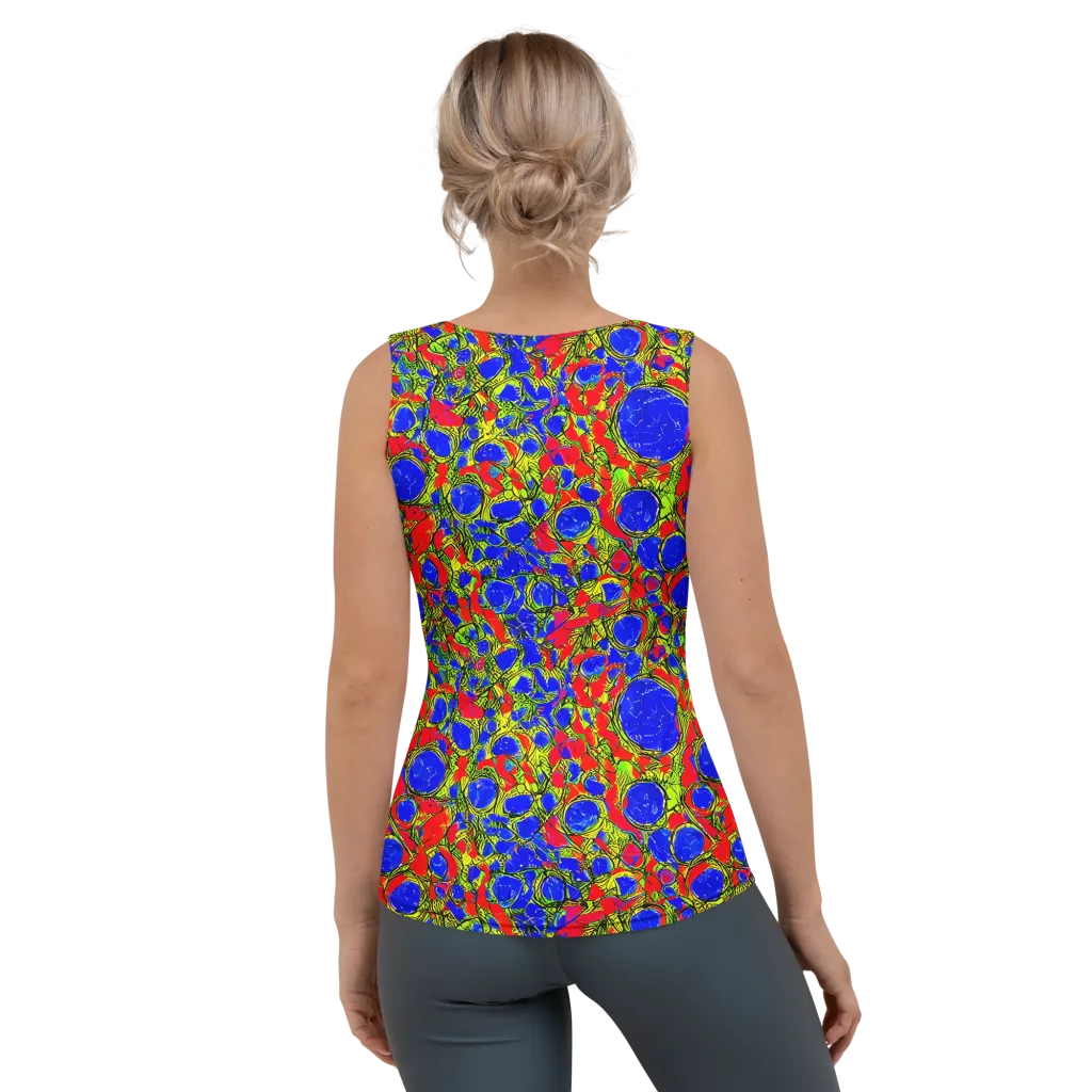 Electric Berry on Women's Tank Top — Back