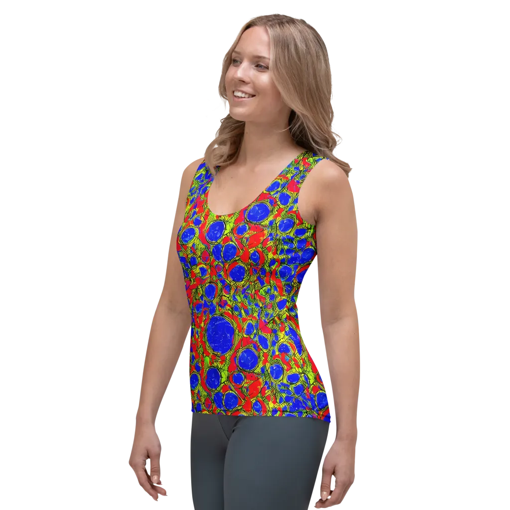 Electric Berry on Women's Tank Top — Left Front