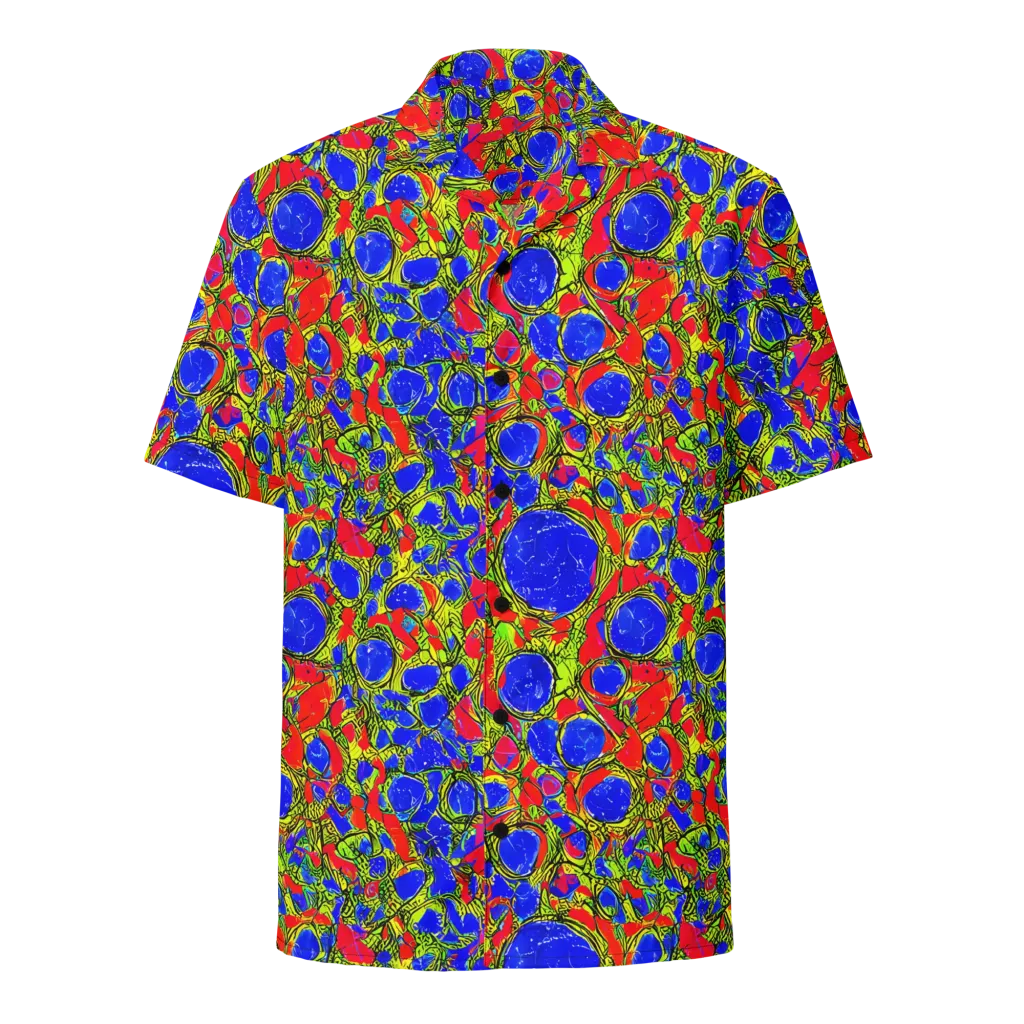 Electric Berry on Button Shirt — Front