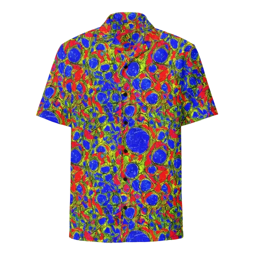 Electric Berry on a Button Shirt