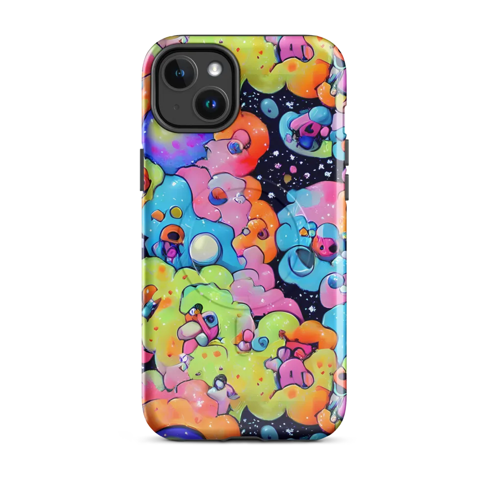 Neon Creature Cosmos on MagSafe Tough Case for iPhone® — Front