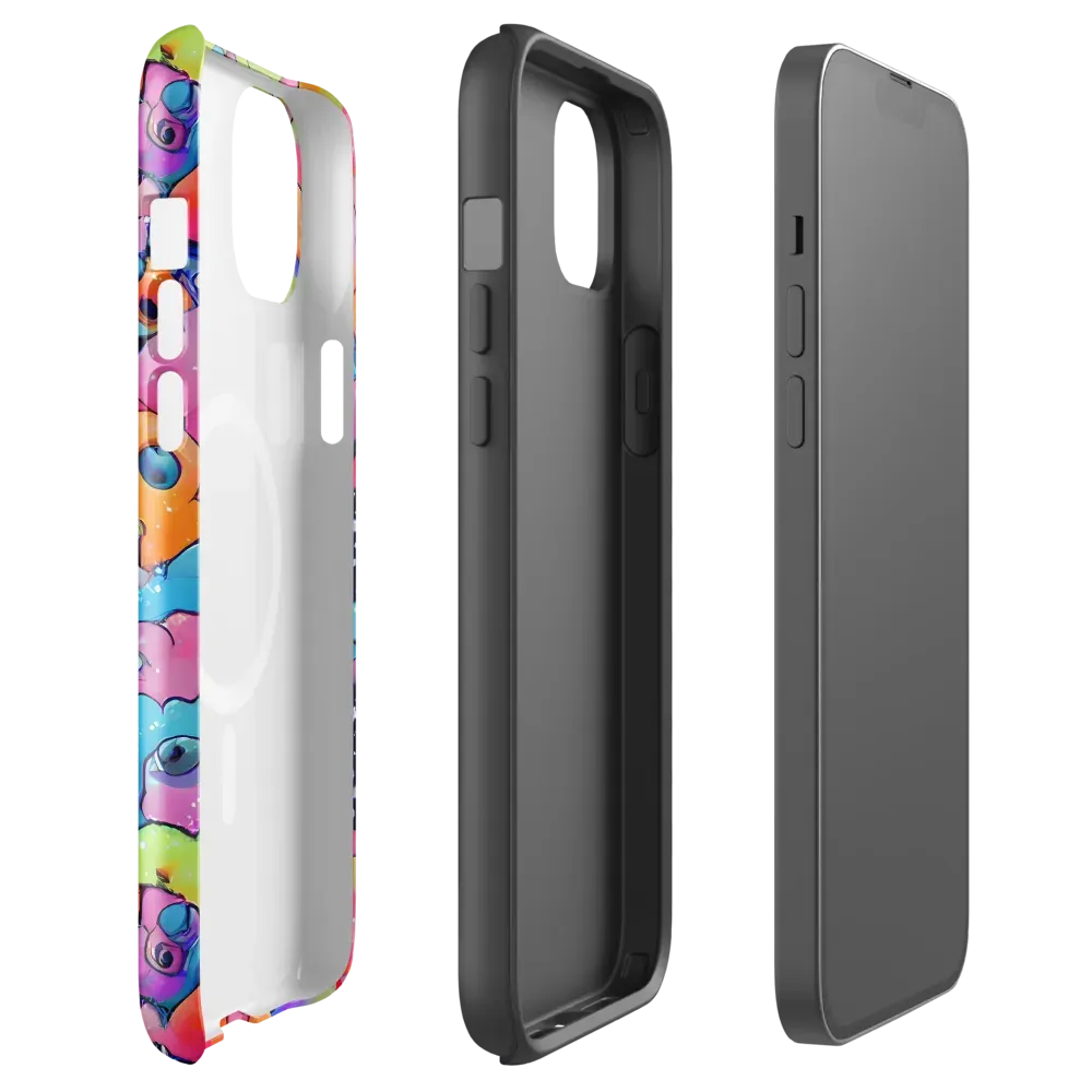 Neon Creature Cosmos on MagSafe Tough Case for iPhone® — Front