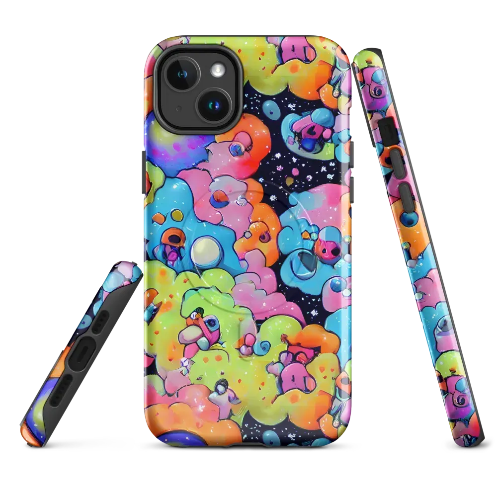Neon Creature Cosmos on MagSafe Tough Case for iPhone® — Front