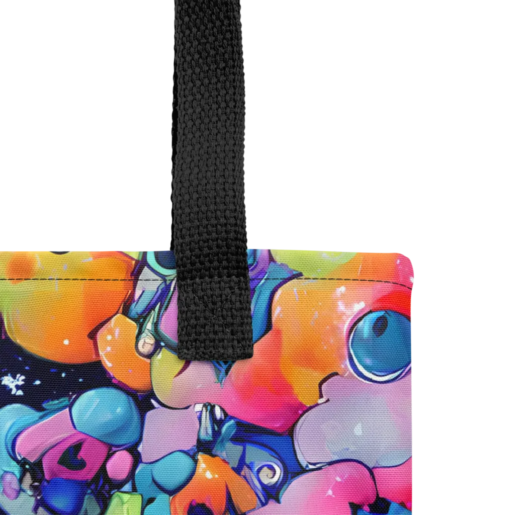 Neon Creature Cosmos on Tote Bag — Product details