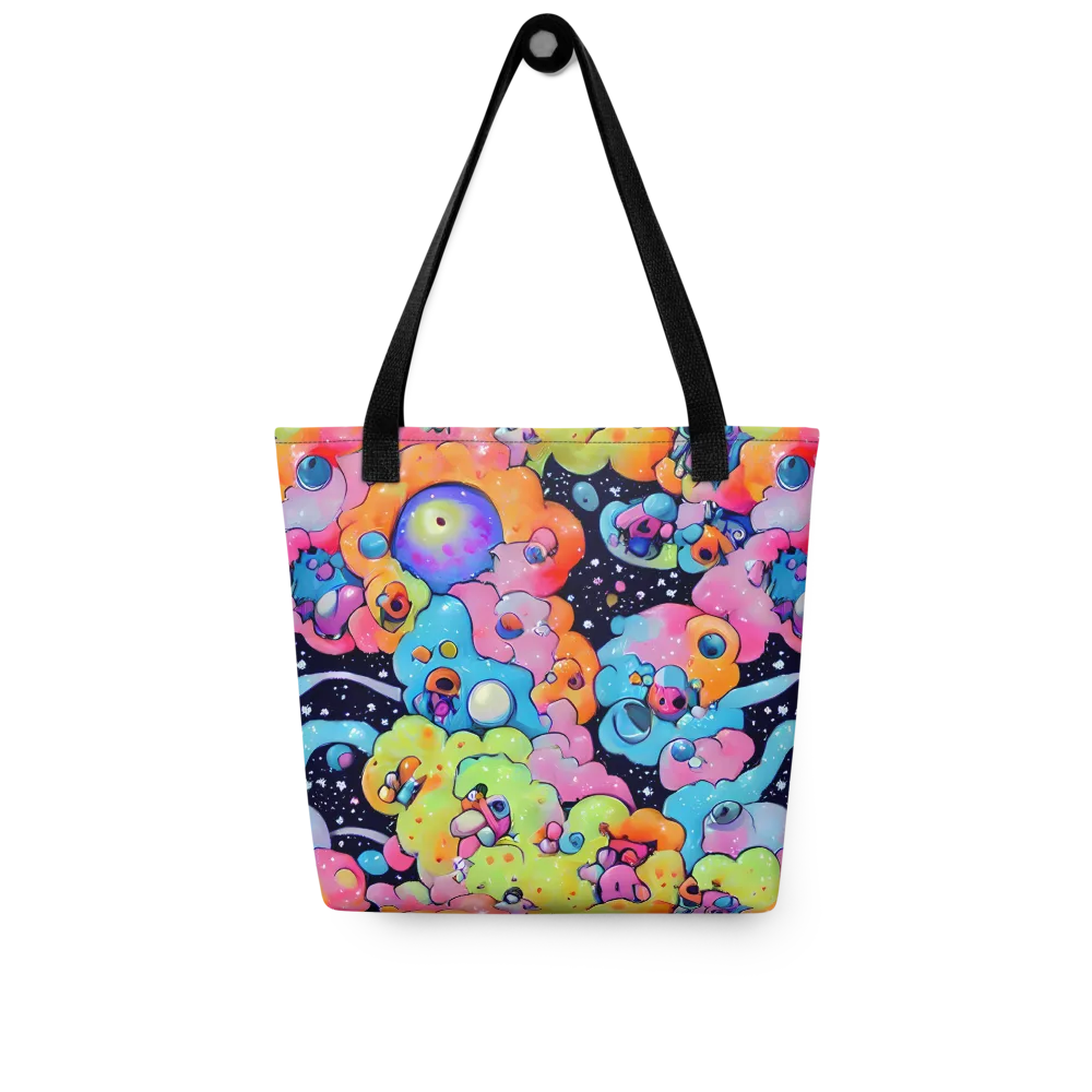 Neon Creature Cosmos on Tote Bag — Front