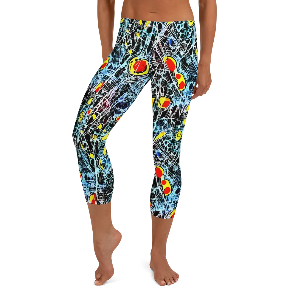 Ember Web on Capri Leggings — Front