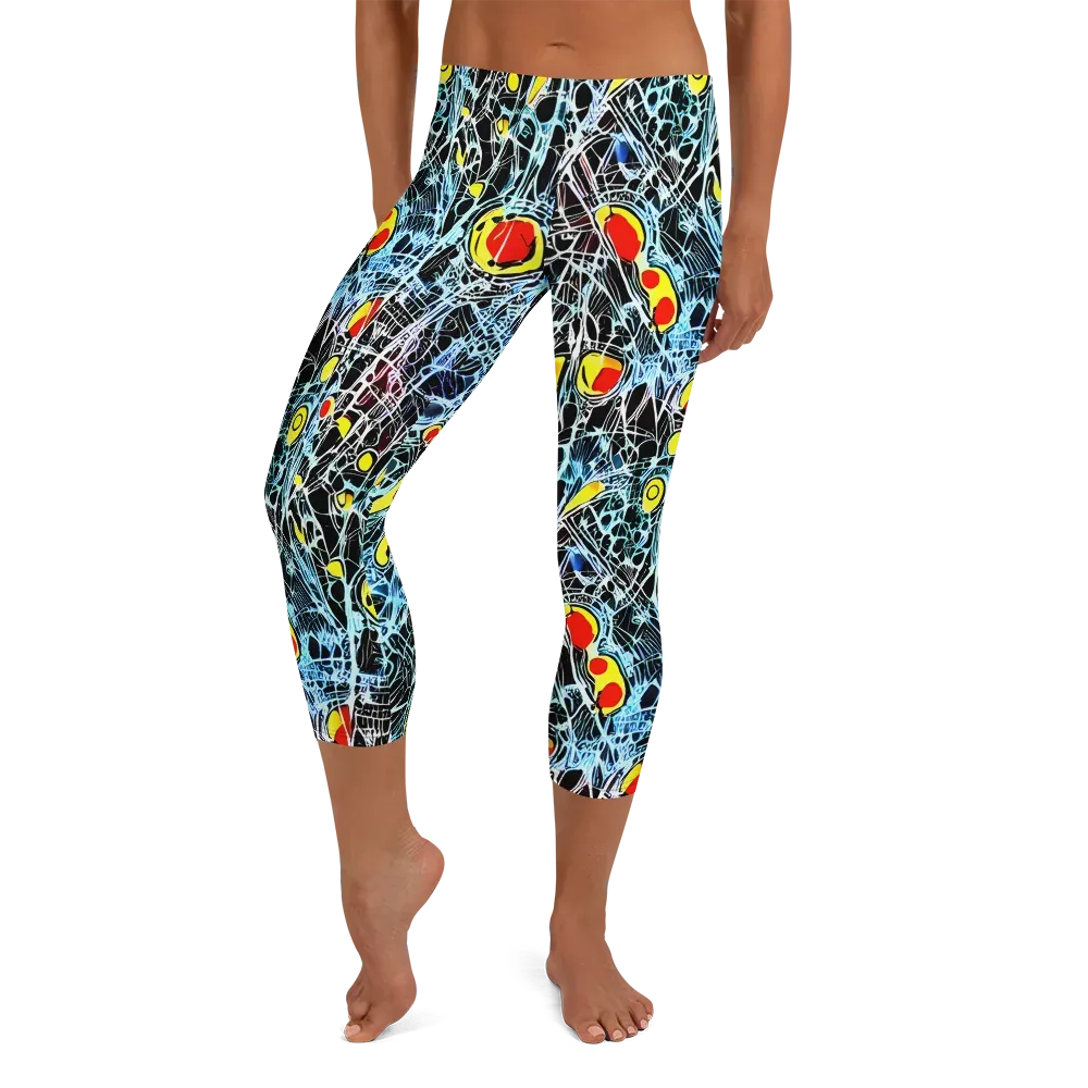 Ember Web on Capri Leggings — Front
