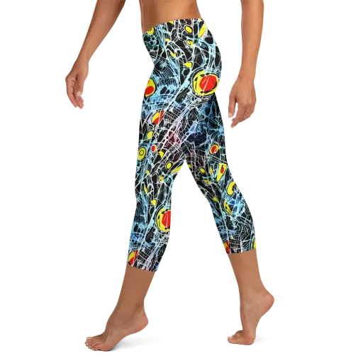 Ember Web on a Capri Leggings