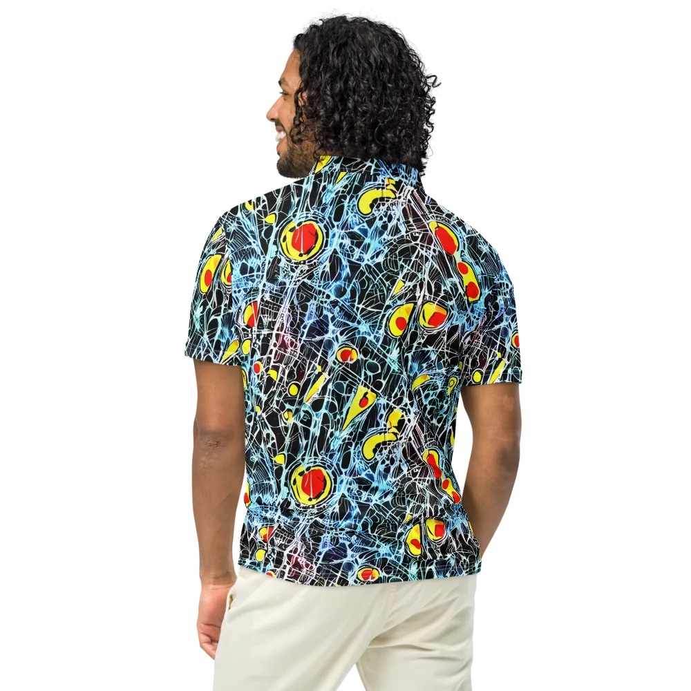 Ember Web on Men's Slim Fit Polo Shirt — Back